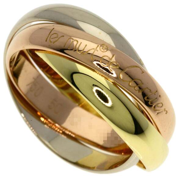 Cartier Diamond Ring | Spectra Fine Jewelry CARTIER 18k Gold Trinity Ring #50